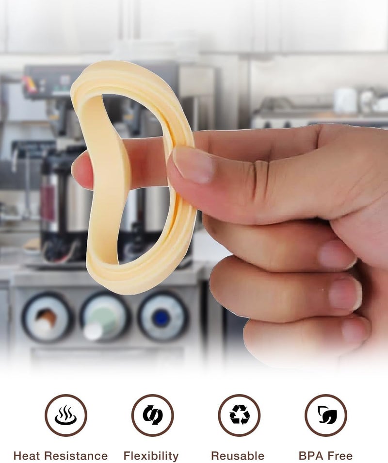 duskeep Store 2PCS 54mm Silicone Steam Ring for Breville Espresso Machine 878/870/860/880/810/840/450/500 and Sage 880/878/875/870/810/500, Breville Espresso Machine Accessories Grouphead Gasket Replacement Part - Image 3